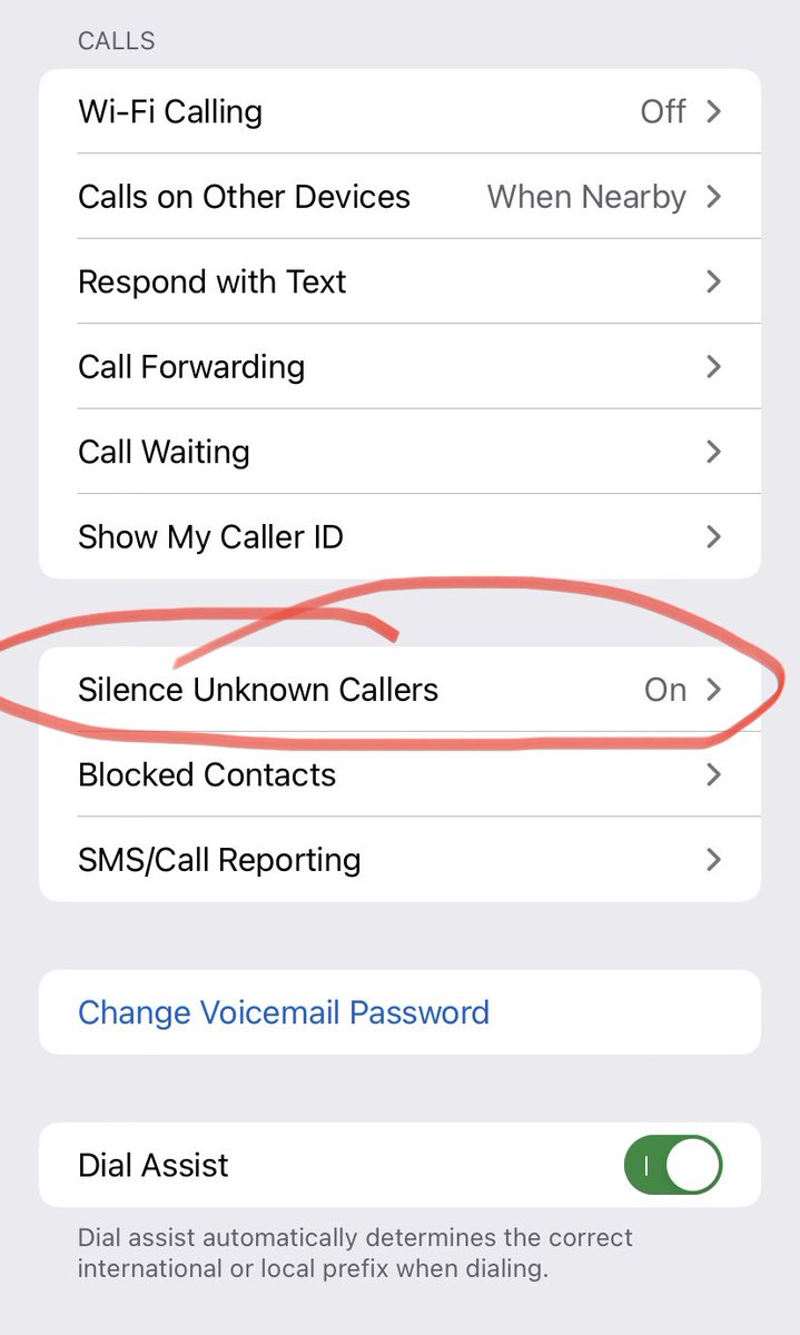 drewbie_g's tweet photo. @cindylouywg Best iOS feature *ever*
#SilenceUnknownCallers
#StraightToVoicemailWithYou
#UtterBliss 😆 https://t.co/xHT0zp3472