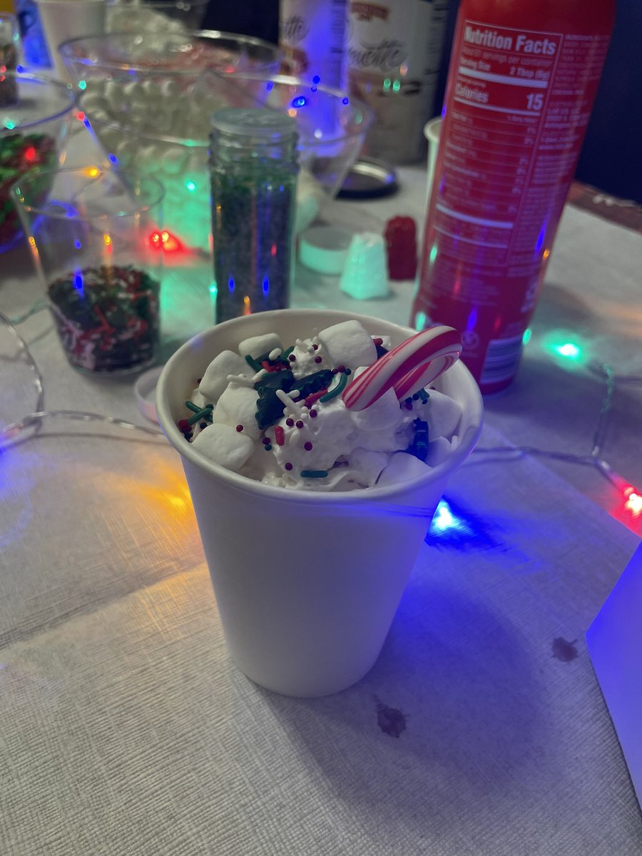It has been a cup of cheer to have our teachers this year! #forgetapples #hotcocoaforteacher <a href="/mlk_elementary/">MLK Elementary School</a>