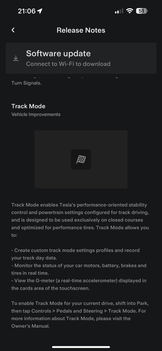 Tak je to tam! Tesla Model Y Performance má s vánočním Update 2022.44.25 opravdu Track Mode!
Díky <a href="/JosefMatejka/">Josef Matějka</a>