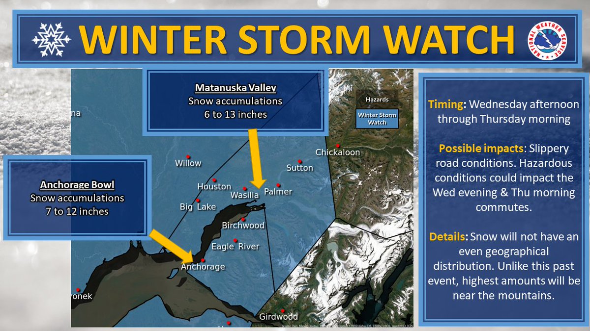 Anchorage_OEM's tweet image. We&apos;ve been in touch with our friends @NWSAnchorage, who gave us this graphic.  Remember, we are just messengers and do not have any control over what has been or is happening!!
#LetitSnow
#winterweather
#AKWX