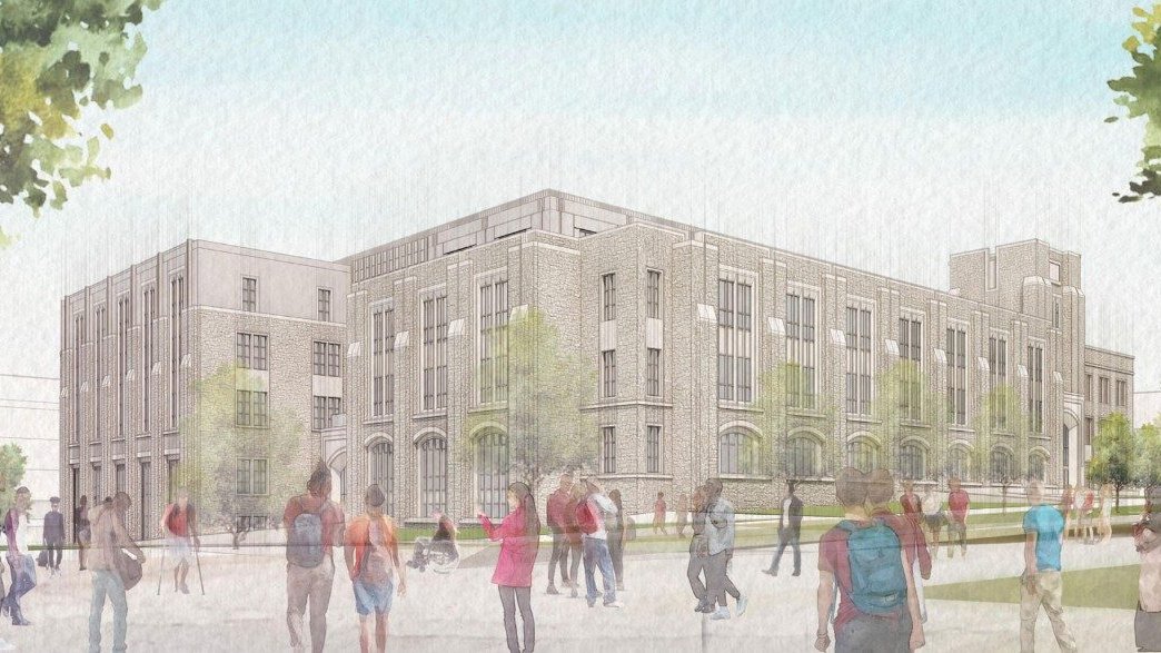VTEngineering's tweet image. SNEAK PEEK 👀 You&apos;re looking at conceptual renderings of the new Mitchell Hall! 🤩 Learn about plans for the new building here: fal.cn/3up9G