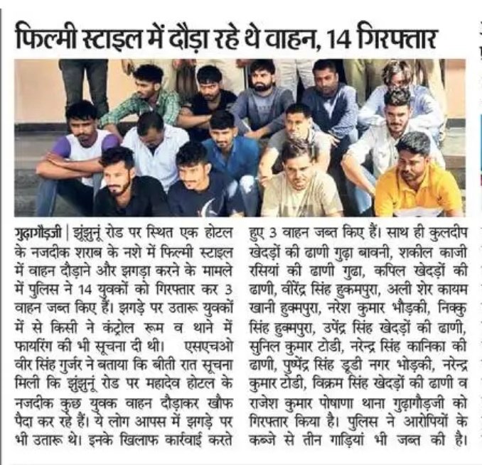Jhunjhunu Police (@jhunjhunupolice) on Twitter photo 