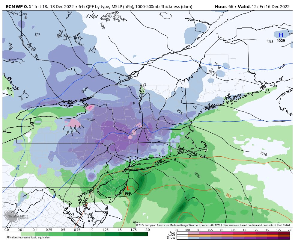 NsfwWx ️ on Twitter "18z euro Nods to GFS... significantly cooler for