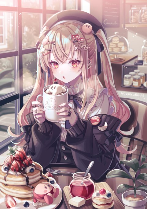 「cafe holding cup」 illustration images(Latest)