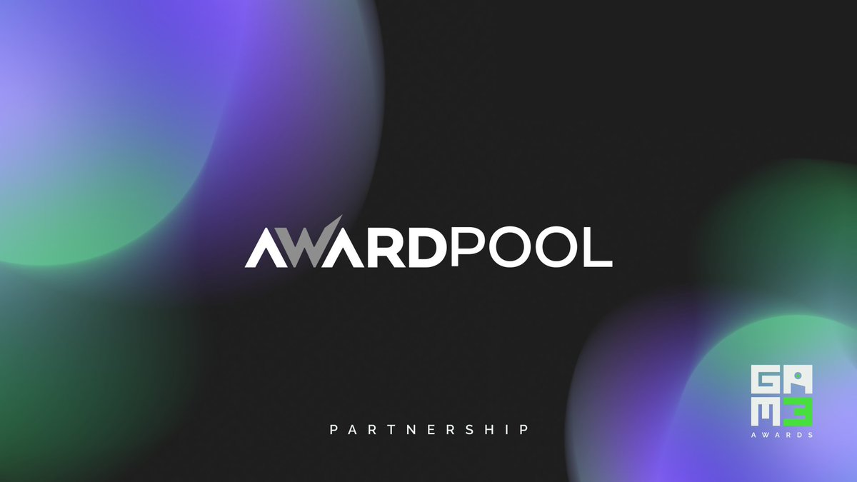 We're proud to announce our partnership with @AwardPool to bring our #GAM3Awards voters &amp; event attendees even more (yup, there are more) prizes &amp; rewards.  
 
Learn more &amp; claim your prizes ▶️ gam3awards.com