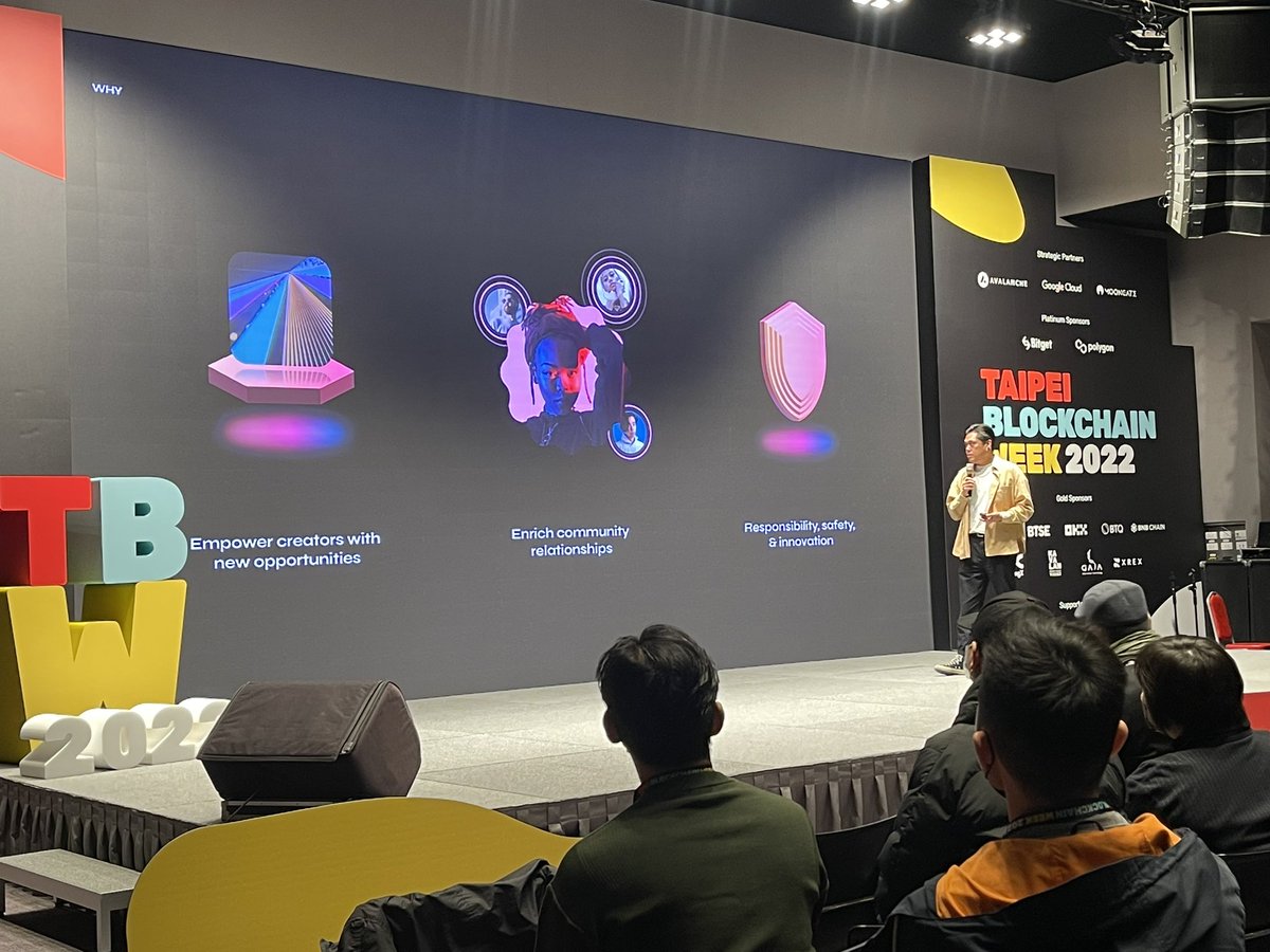 <a href="/woahfi/">Josh Principe</a> leading blockchain at <a href="/YouTube/">YouTube</a> kicking off #TBW2022 with plans for web3 mass adoption for content creators. <a href="/buzhidao_tw/">Bu Zhi DAO (🧋,🧋)</a>