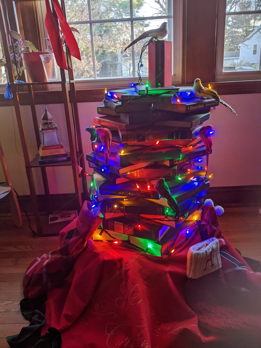 @AnneWheaton Indeed. That is why I make my Christmas tree out of books.