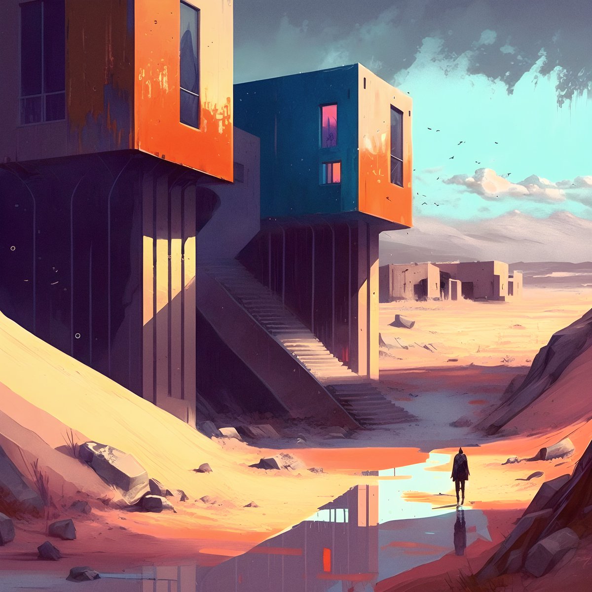 DVKtheartist's tweet photo. Gm to all art and architecture lovers ❤️‍🔥

#aiia #aiart #architecture #brutalism https://t.co/2oPdPIfSCk