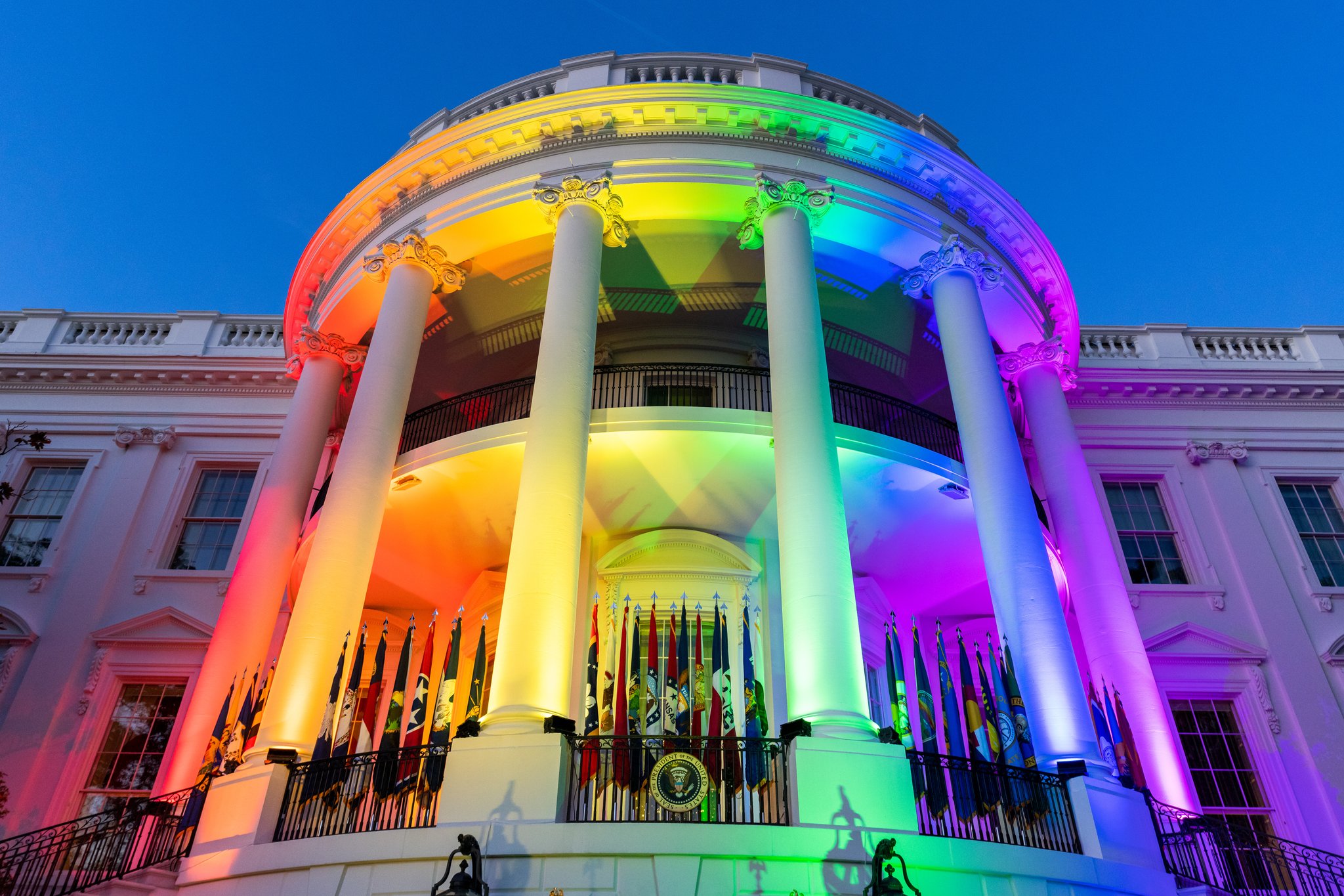 The White House on Twitter "The White House is lit up rainbow tonight