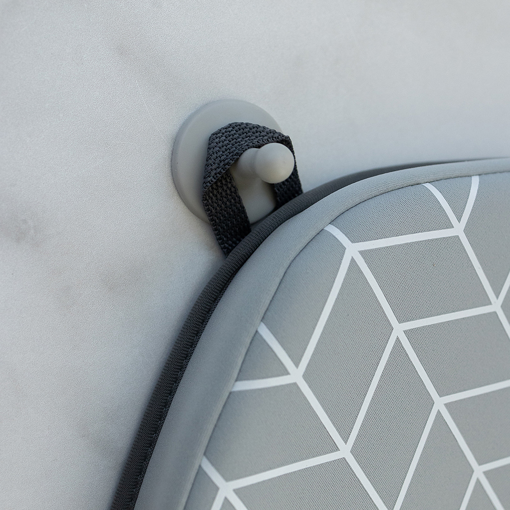 The easy hang loop on our Kneeler and Arm Rest can be used with the Puj Nub for simple drying in between each use.