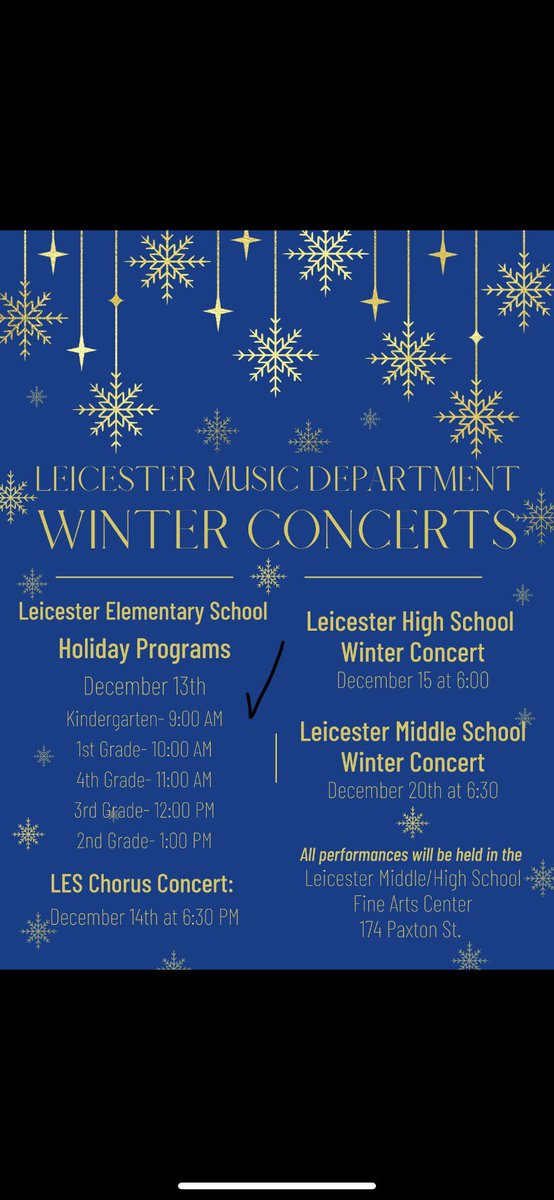 MsPhillipsLHS's tweet image. ❄️✨🎶