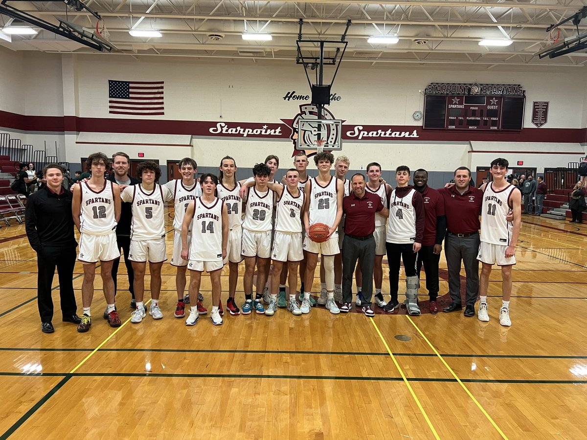Congratulations Coach Vogel on your first varsity victory!! @Starpointhoops beat West Seneca East by a score of 68-50. Great start to league play. @StarpointCSD #HailStarpoint #HailStarpoint