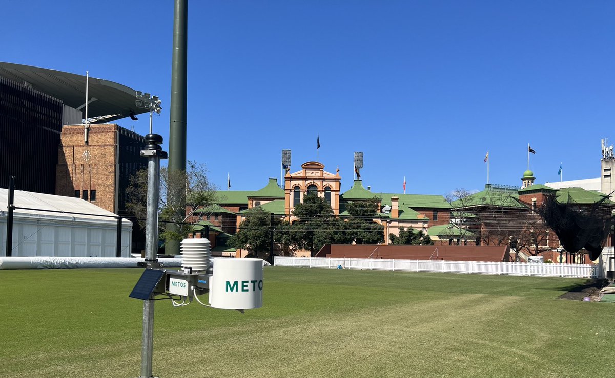 SCG and Adelaide Oval now complete with the METOS stations. #LivingTurf