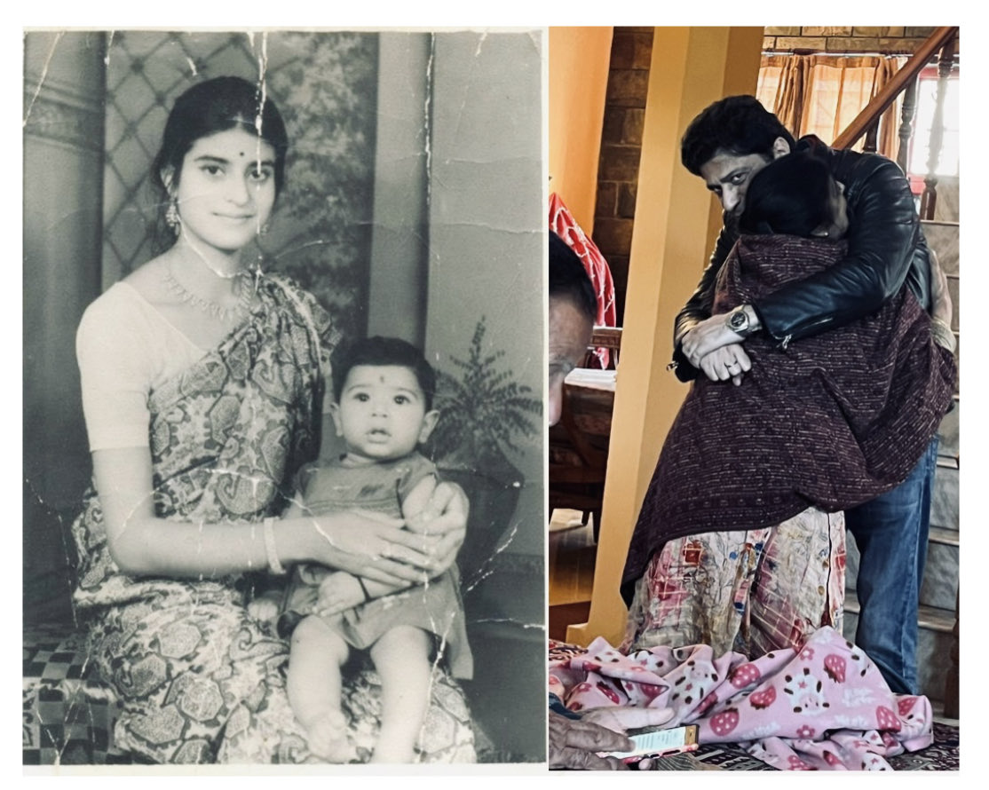 aashishkaul's tweet photo. Sometimes, growing up is the sole regret! #MomNMe https://t.co/F7qeNTJw0H