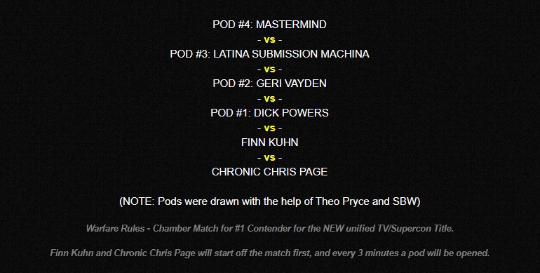 Not the first time I've had to give an iron man performance, and I'll be *damned* if it's going to be the last time here.

Game on.

<a href="/XWF1999/">The XWF</a> #FinalWarfare 12/29 @ChronicChrisP <a href="/MachinaLatina/">Latina Submission Machina (Satire Account)</a>