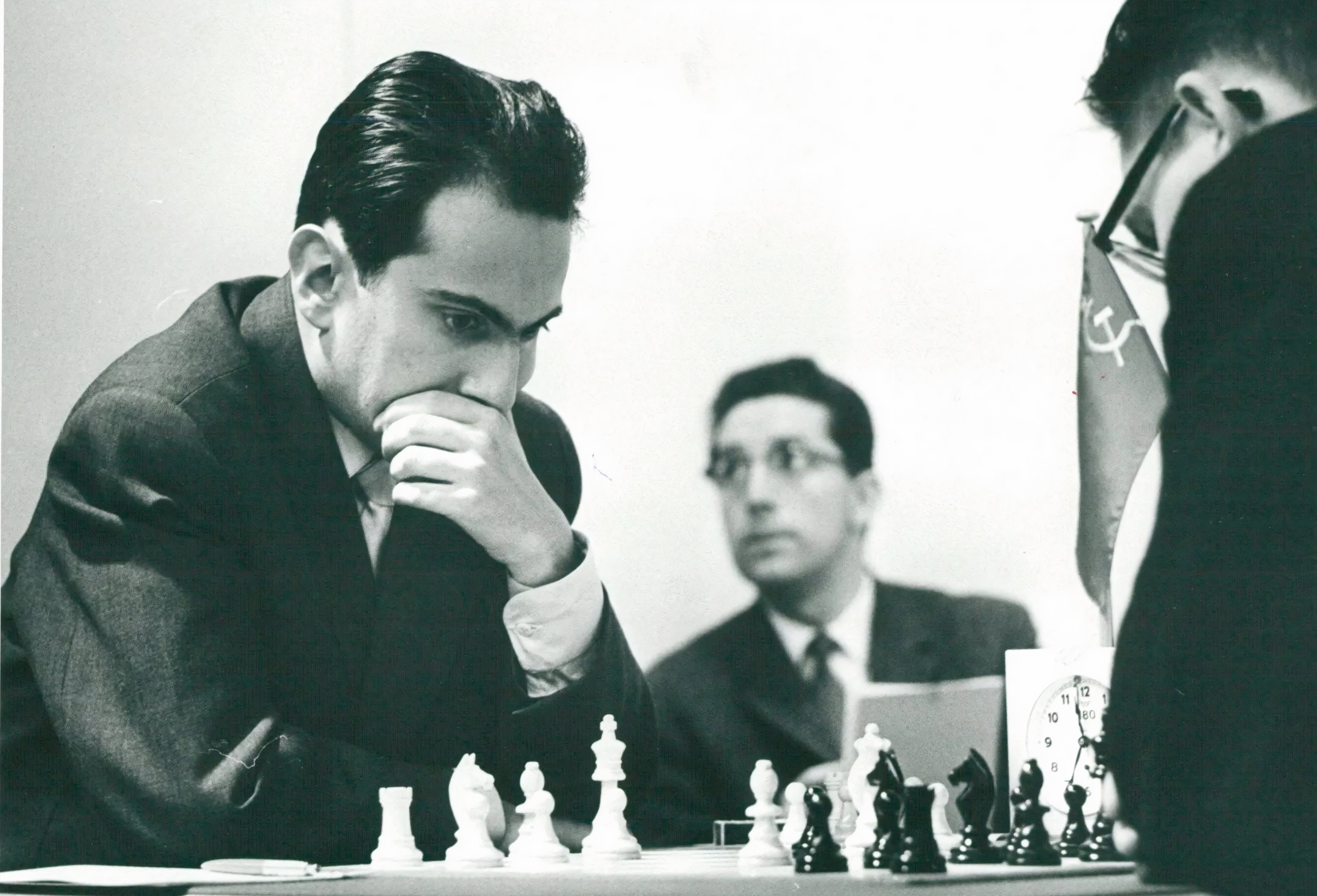 Mikhail Tal at the Leningrad Interzonal, 1973.