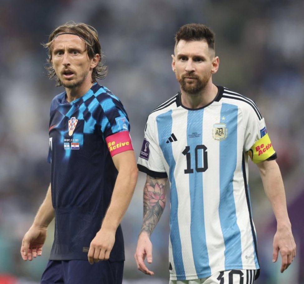 CrewsMat10's tweet photo. Luka Modrić: “I hope Lionel Messi wins this World Cup, he is the best player in history and he deserves it.” https://t.co/GR1DK2r8v6