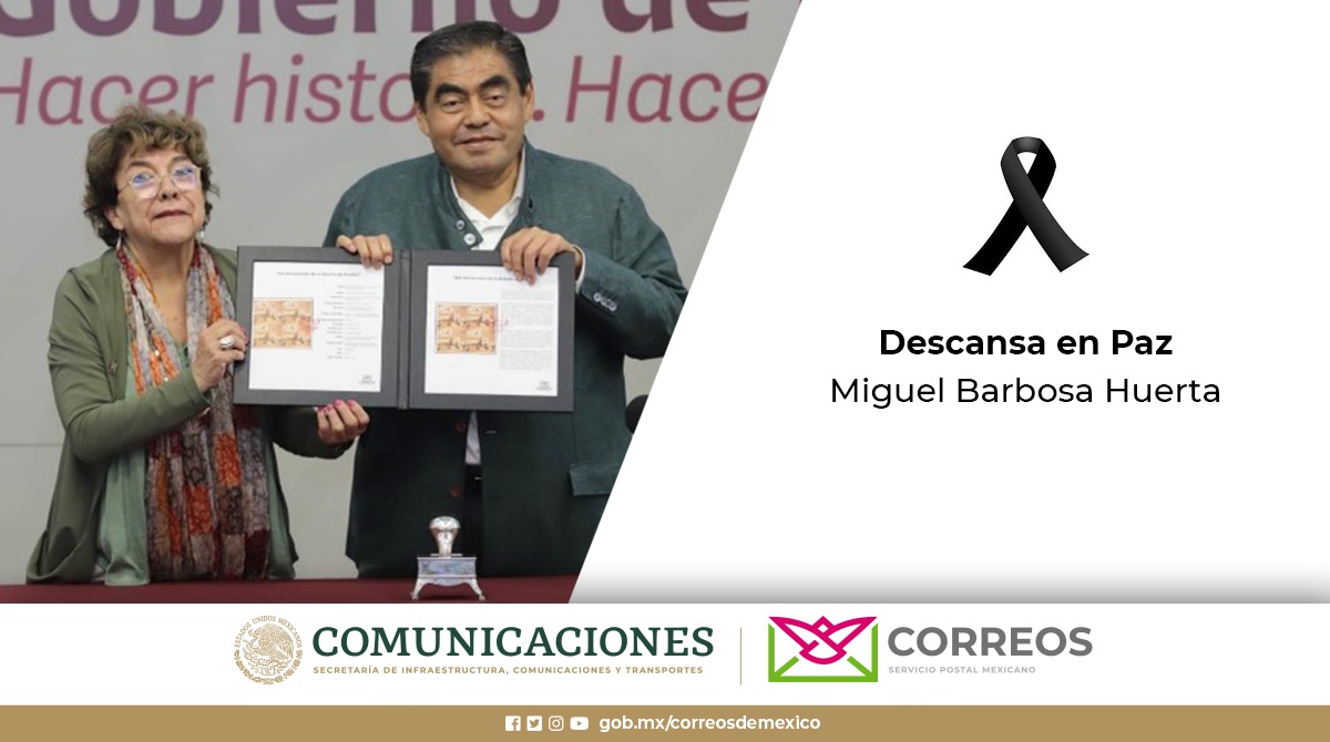 Mi más sentido pésame a la familia y amistades de Miguel Barbosa Huerta, Gobernador del Estado de Puebla amigo, colega y gran ser humano. Descansa en paz.