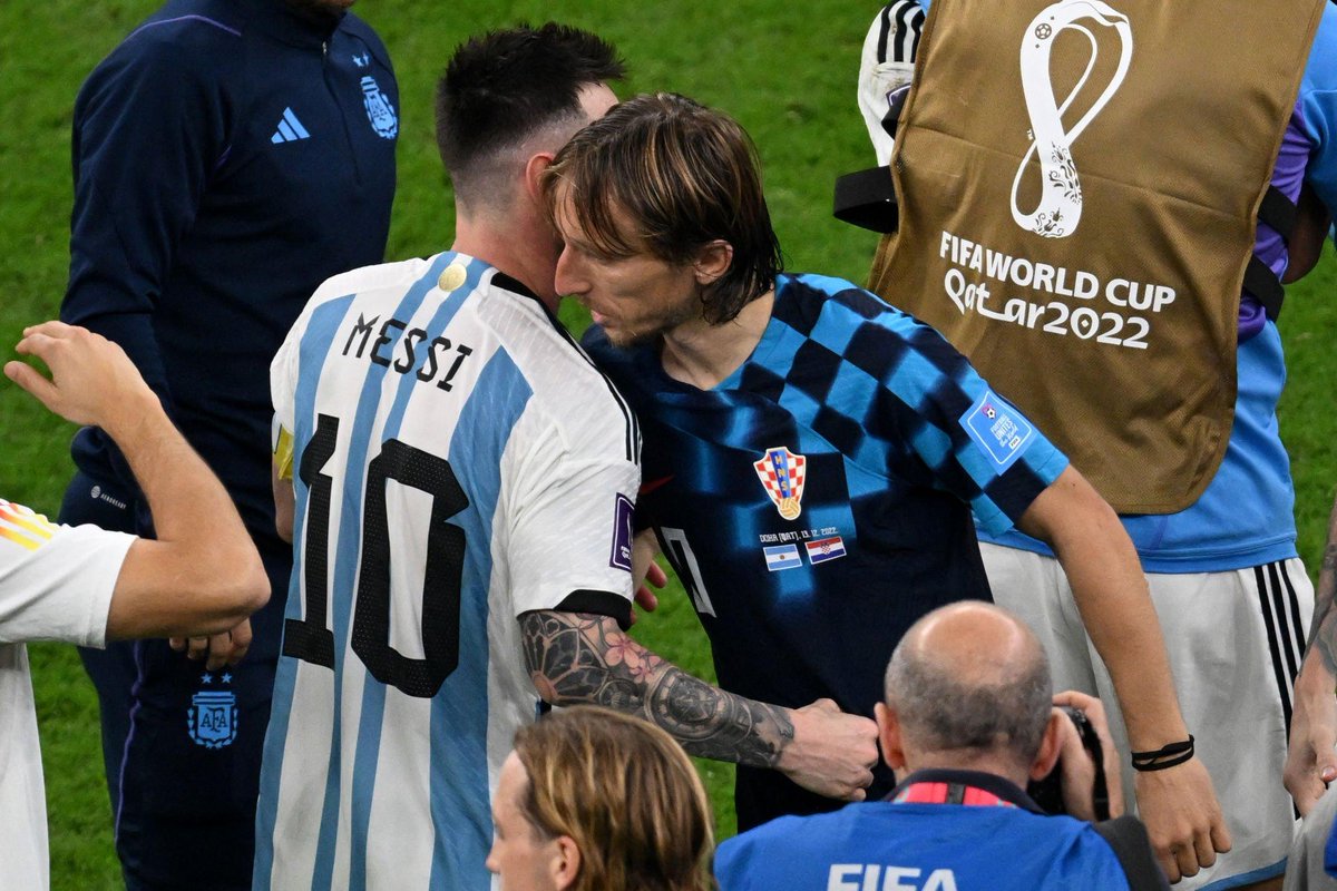 BarcaWorldwide's tweet photo. 🎙️ Luka Modrić: “I hope Lionel Messi wins this World Cup, he is the best player in history and he deserves it.” https://t.co/61ZHcPEmAB