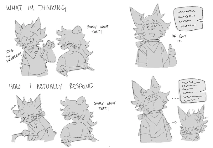 growing up, expressing and articulating myself has been very difficult, oftentimes what i want to say doesnt come out at all 
communication is a struggle and getting whats in my brain out of my mouth is easier said than done, especially on the fly 