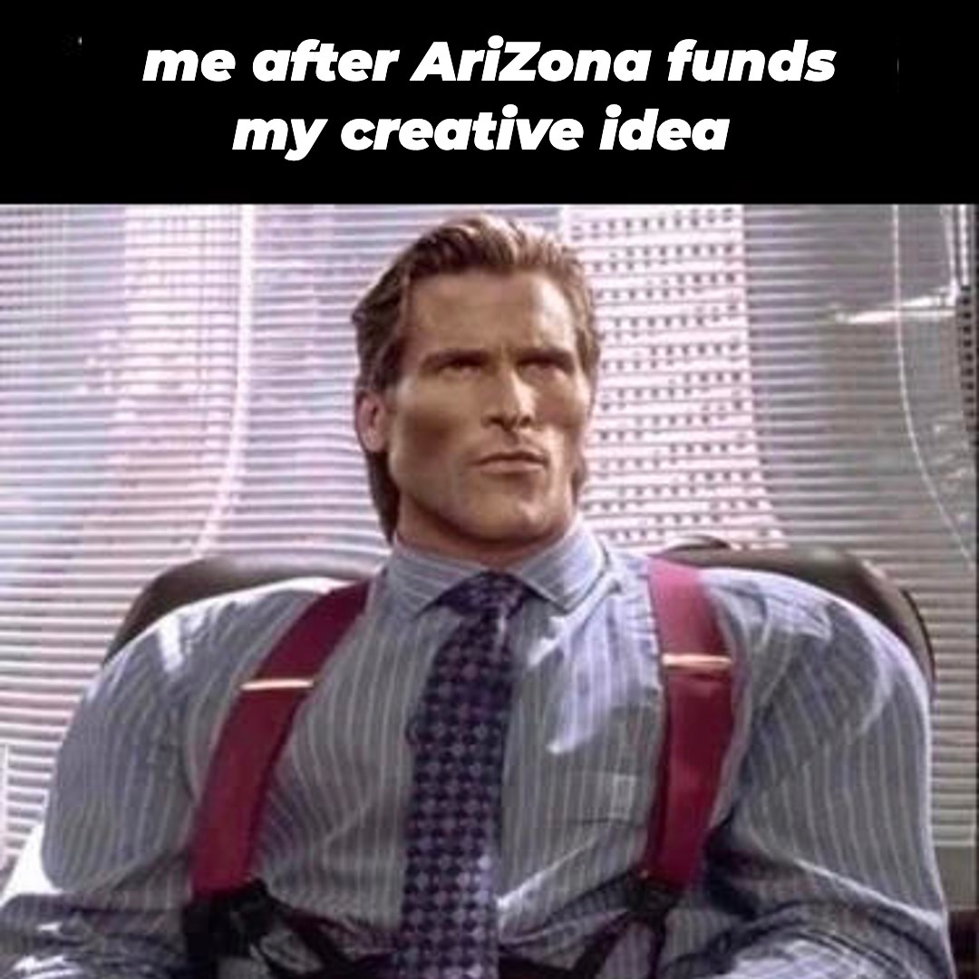 DrinkAriZona's tweet photo. Got an idea? Need money? We can help! AriZona is bringing 99 creative projects to life with #99Projects. 

Submit your idea at https://t.co/vEHQTLOZBR https://t.co/TpC6YYNzQO