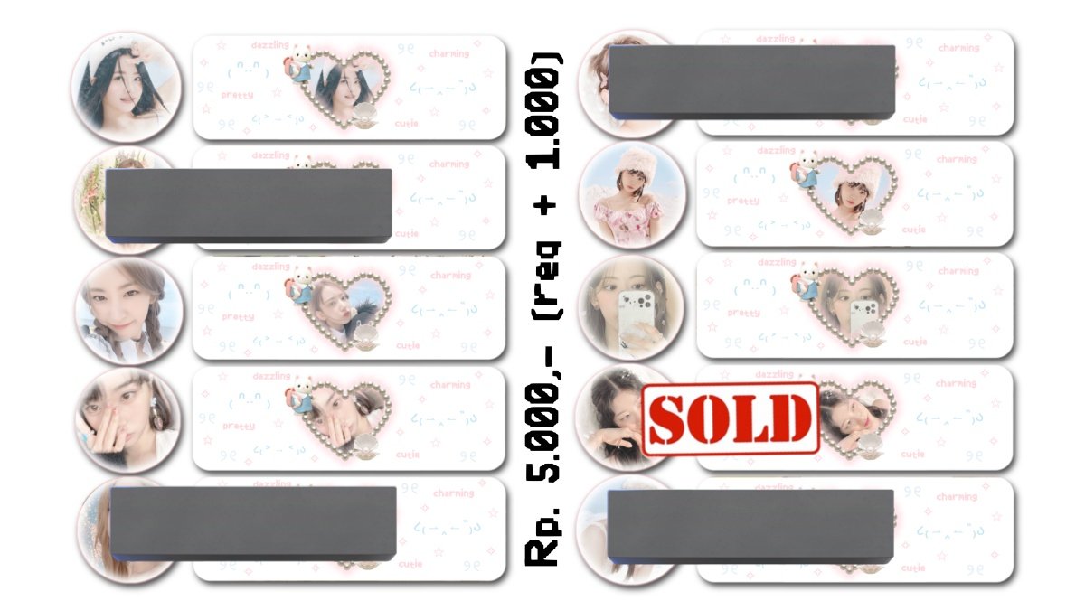a retweet will be highly appreciated!

aku mau clearance sale layout layout dibawah ini 1k s/d 3k karna males promosi dan sayang kalo didiemin. (scroll for more layout) QRIS

💰 1,5k each
avail: ulzzang, jaemin, jeno, isa, j, wony, yujin, rose, seeun, eunchae, sakura, chaewon.
