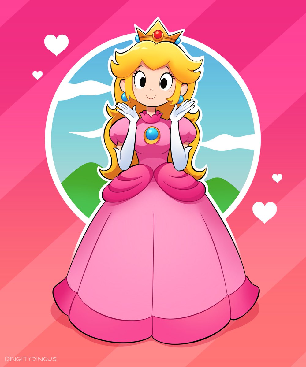 ピーチ姫 「Peachy #PrincessPeach #Nintendo #Fanart 」|Vinny 🌟のイラスト