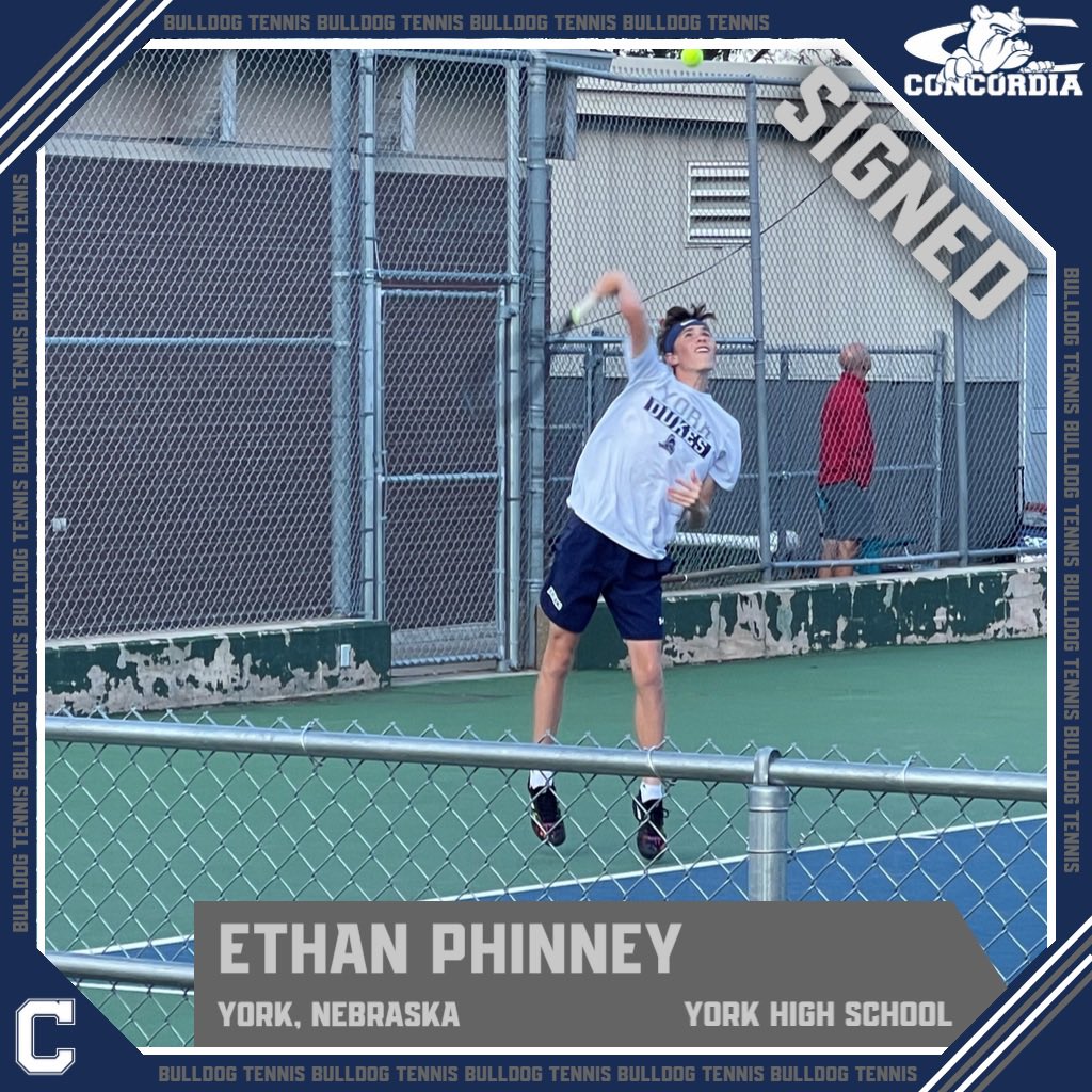 CuneTennis's tweet photo. New future Bulldog on the way. Welcome Ethan, all the way from York, Nebraska! Excited to have you join us next fall!

#SkoDawgs https://t.co/nyoc0PtIXf