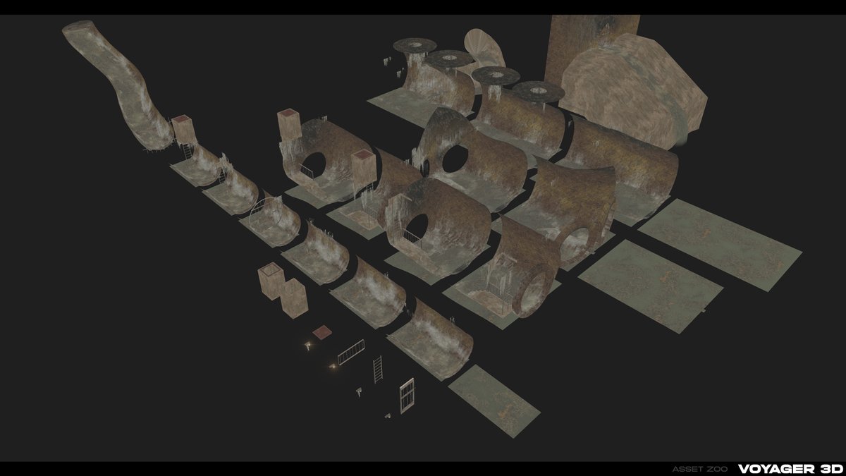 polypusherjake's tweet image. I really wanted to make something disgusting...
So I made a sewer kit for the marketplace 😆
artstation.com/artwork/zDg10q
Based on London&apos;s of course, fatburg city!
#unrealengine #epicgamesmarketplace #sewer #kit