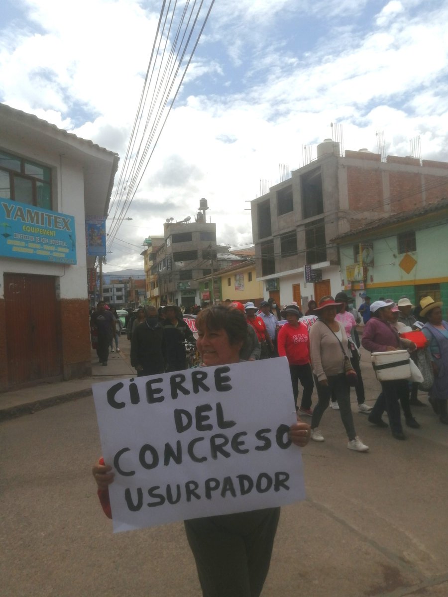 CCcotohuincho's tweet photo. Hoy salimos a las calles de Urubamba a decir ¡Fuera @DinaErcilia, liberen a @PedroCastilloTe y cierre del congreso! https://t.co/vAvHVHXczT