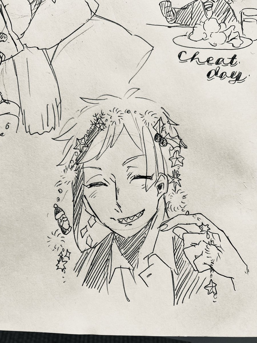 朝の一発描き
飾り付け楽しくなっちゃったフロ 
