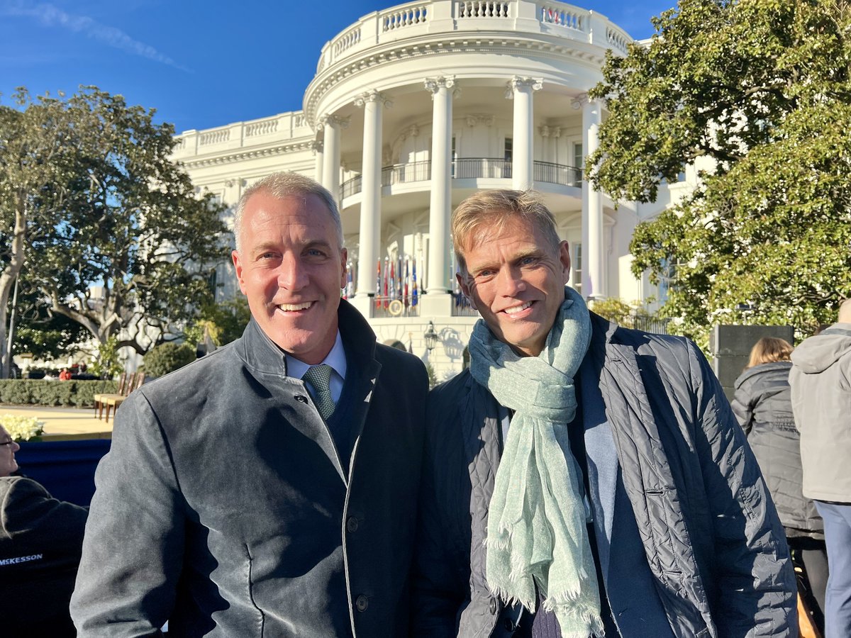 Today, Randy and I were thrilled to be at the White House as President Biden signed the Respect for Marriage Act into law. It’s been a blessing to share my life with him for 30 years and a privilege to celebrate this historic moment together.