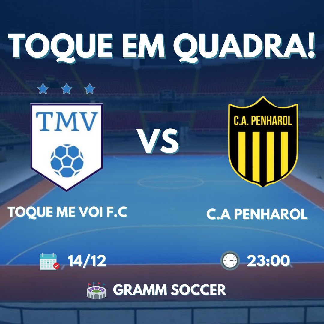 toquemevoi's tweet photo. AGORA É FINAL! 🏆

Amanhã acontecerá a 1 partida da grande final da Série Bronze do gauchão contra o @ca_penharol, a partida está marcada para 23:00,  no Gramm Soccer. Contamos com o apoio de todos. #ÉoTOQUE https://t.co/hxHyIvTCKo