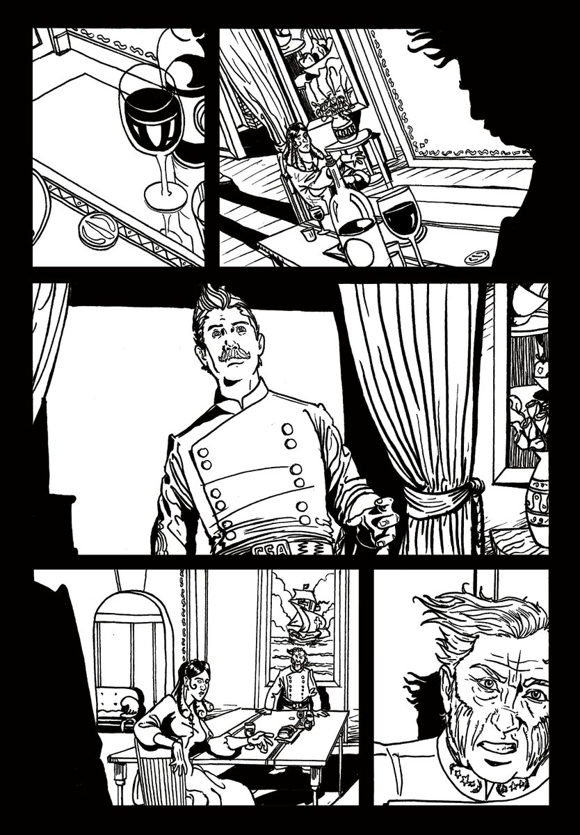 theoffspring00's tweet photo. Something a little different. Here are the inks from 2 pages of issue 15 of our action, thriller THE OFFSPRING.
Find it all on https://t.co/r8ClO64XV1
#supportindiecomics #makingindiecomics #comics #indiecomics #action #thriller #comicbooks #comicbookart #sequentalpages https://t.co/Fy6zELxfps