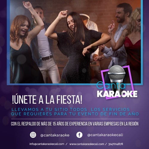 calikaraoke's tweet photo. Llevamos toda la emoción a tu evento mientras disfrutas con tus invitados 🥳!Reserva ahora!  +57 314 7014878 
Visita nuestra web  ➡️ https://t.co/D8OG5rWNag
#eventoscali #eventosempresarialesarialescali #calieventos #FeriaDeCali2022 https://t.co/diNi2fOr1w