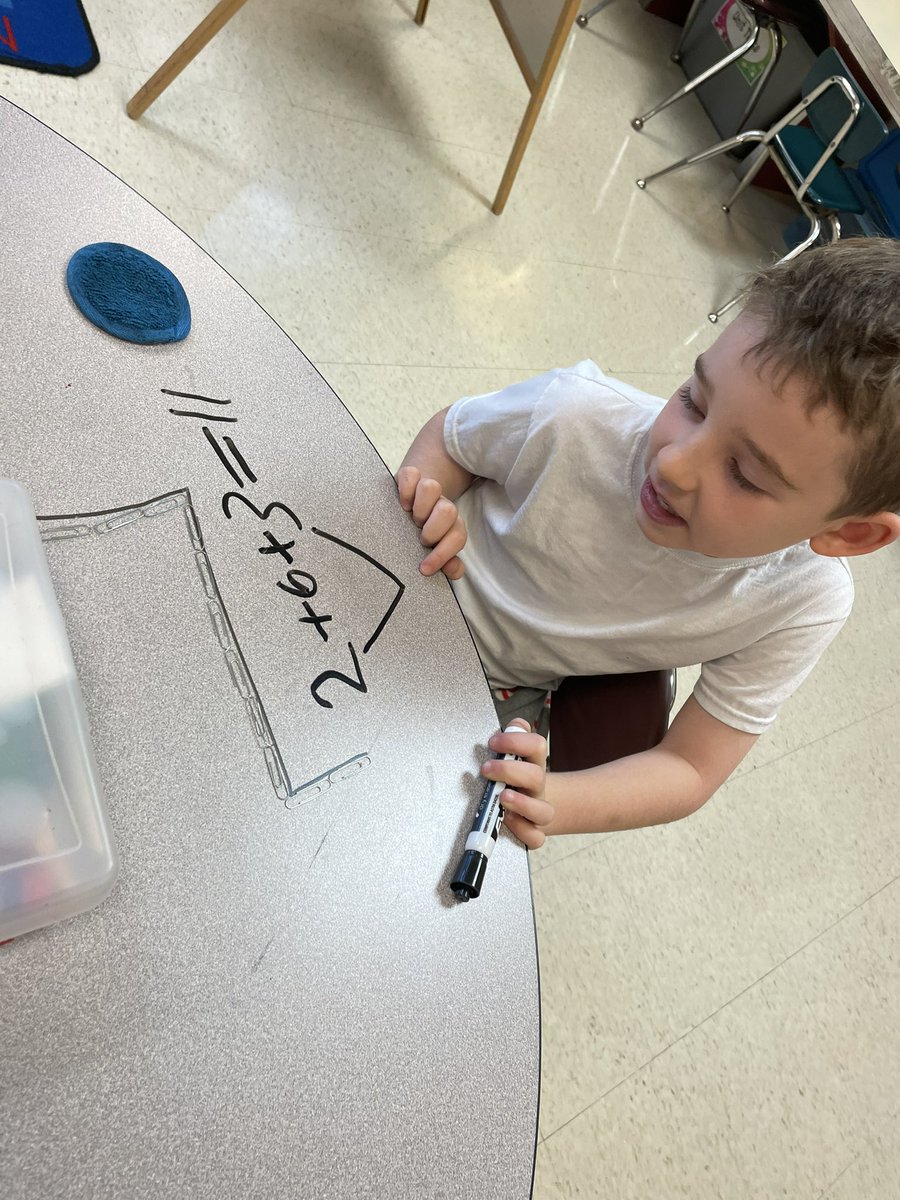 Hodorowski1stgr's tweet photo. We had fun measuring a crooked path in math!  @EES_Mustangs https://t.co/sv5JVPvR0F