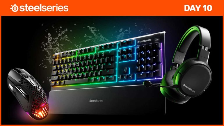 PressStartAU's tweet photo. Win A Massive Devolver Digital/SteelSeries Prize Pack In Day 10 Of SteelSeries 12 Days Of Christmas Competition https://t.co/vXZs9fg6Yg https://t.co/BGqYMxETFD