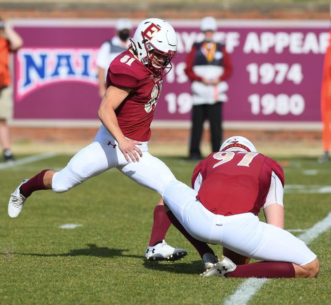 #AGTG After a great call with <a href="/CoachMAustin/">Milo Austin, M.S.</a> I’m blessed to have received an offer to play at Elon University! <a href="/MikeNall2/">Mike Nall</a> 
<a href="/KornblueKicking/">Brandon Kornblue</a> <a href="/4thDownU/">4th Down University™️</a> <a href="/hawks_horizon/">Horizon Hawks Football</a>