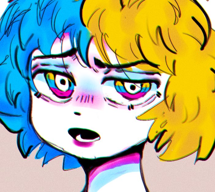 offeasyon's tweet photo. #4faced aka the only decent things ive drawn this yr https://t.co/F3IDqrRxRG