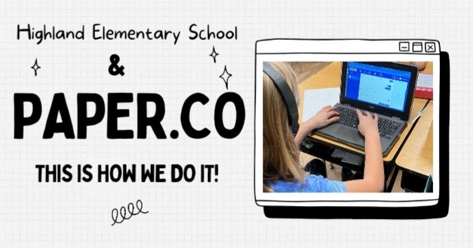 jhdoubleu's tweet image. LUNCH AND LEARN: Principal @forestjoy and the Highland Elementary #PaperPros showed us how the #PirateStrongHES scholars use @paperlearning in their school!  Check it out --&amp;gt; bit.ly/3BAjHqN #SuccesswithHCS #InspiringLearners #WholeChild