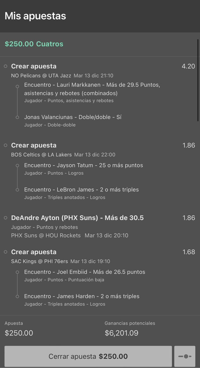 ShelbyNetaTW's tweet photo. De una ves que les digo que no me tienen que seguir en estas apuestas, yo las comparto por que me gusta hacerlo.

Si te duele perder unos pesos. NO ME SIGAS. Puedes elegir alguna prop que te guste y apostarla por separado.😮‍💨

Si gano Rifaré $1000 entre todos los ❤️ y RT🔄. https://t.co/TAz2QoxSEh