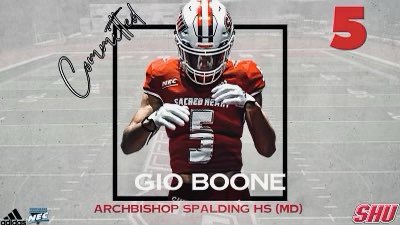 GīØ (@gio_boone) on Twitter photo First, I want to thank my parents, family, and coaches for always supporting and teaching me to be better at everything that I do. With that being said, I have made the decision to continue my academic and athletic career at Sacred Heart University! <a href="/SHU__Football/">Sacred Heart Football</a> <a href="/SpaldingFB/">Archbishop Spalding Football</a> First, I want to thank my parents, family, and coaches for always supporting and teaching me to be better at everything that I do. With that being said, I have made the decision to continue my academic and athletic career at Sacred Heart University! <a href="/SHU__Football/">Sacred Heart Football</a> <a href="/SpaldingFB/">Archbishop Spalding Football</a>