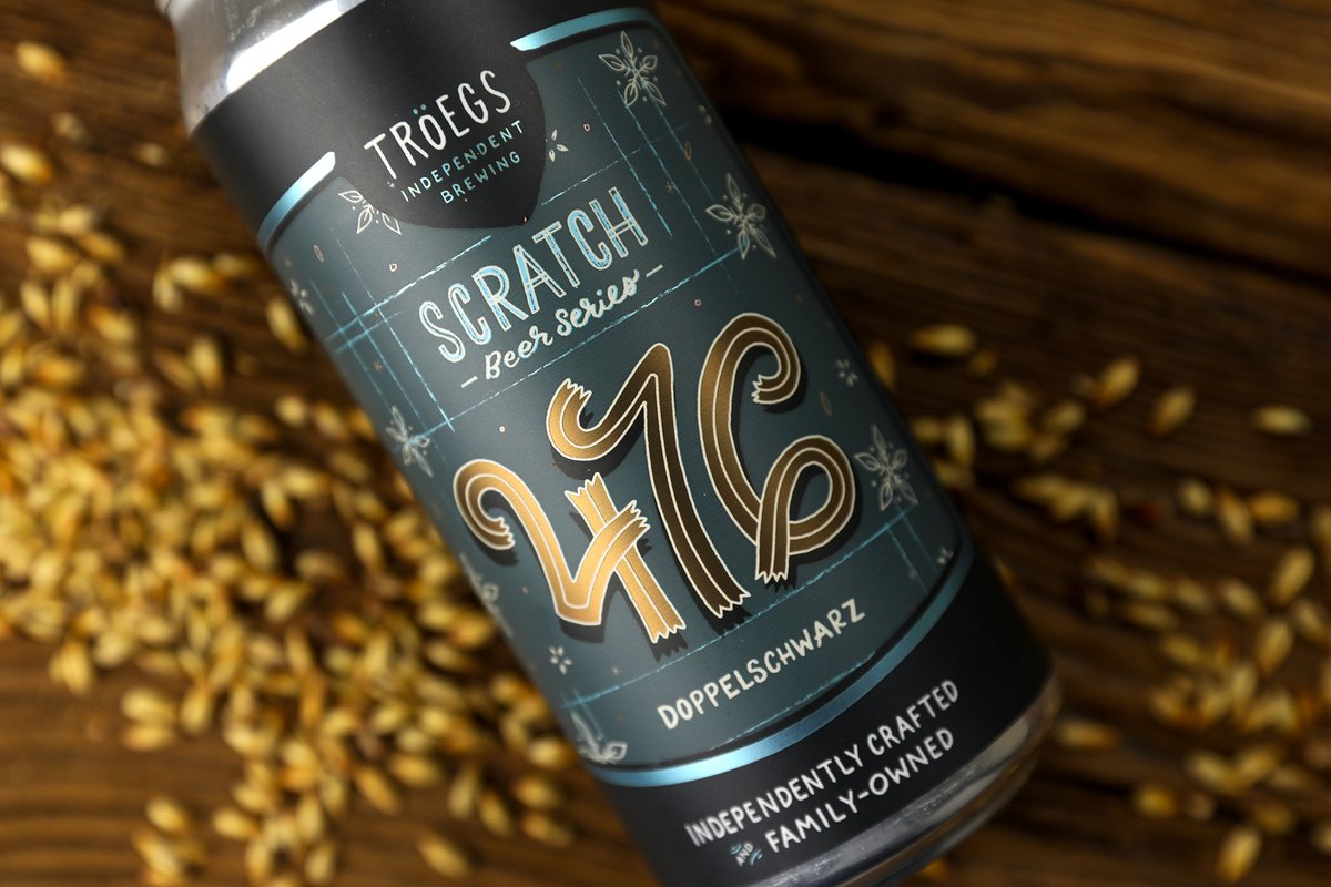TroegsBeer's tweet photo. Scratch #476 Doppelschwarz falls between a Schwarzbier and Baltic Porter. A crisp lager finish with notes of crusty hearth-baked bread, chocolate and molasses from dark caramel malts. Only at the brewery starting Thursday.  https://t.co/3GGxvlTvAO #ScratchBeer #PABeer #Troegs https://t.co/wo9LdJuN3d