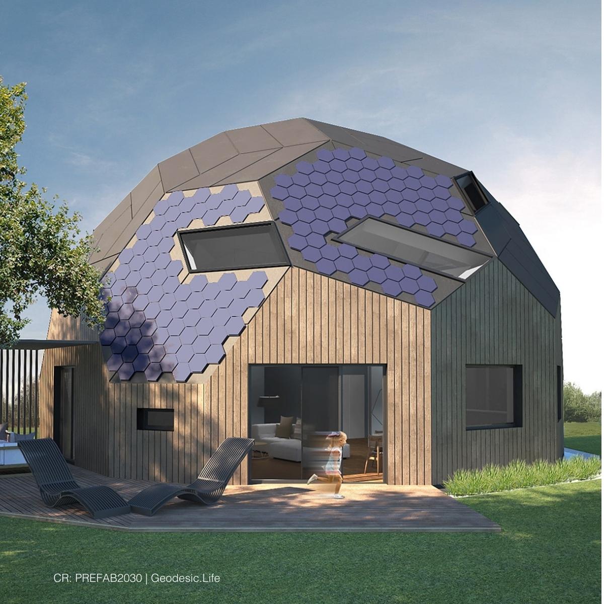 BIM6x's tweet photo. 🪵 A #BIM project of a wooden prefab house – is it possible?
Here's an example💪: Geodesic Life project took the top prize🏆 in the #PREFAB2030 competition by #ArchiFrame .
.
.
#Archicad #architect #architects #architecture #construction #aec #aecindustry #engineers #prefabhouse https://t.co/CgpTlnv2RC