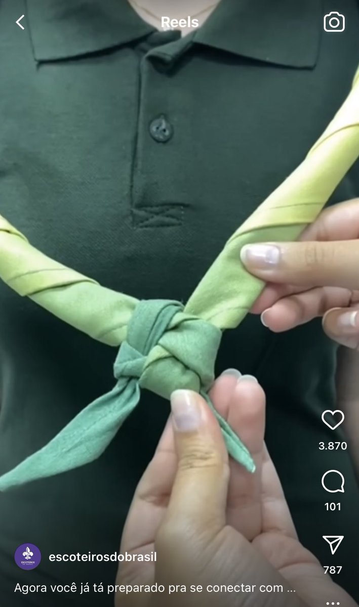 RMarconatto's tweet photo. 1- Nó no lenço É escotismo raiz e eu posso provar!!!

Segue o 🧶 … https://t.co/gdsAqTyYau