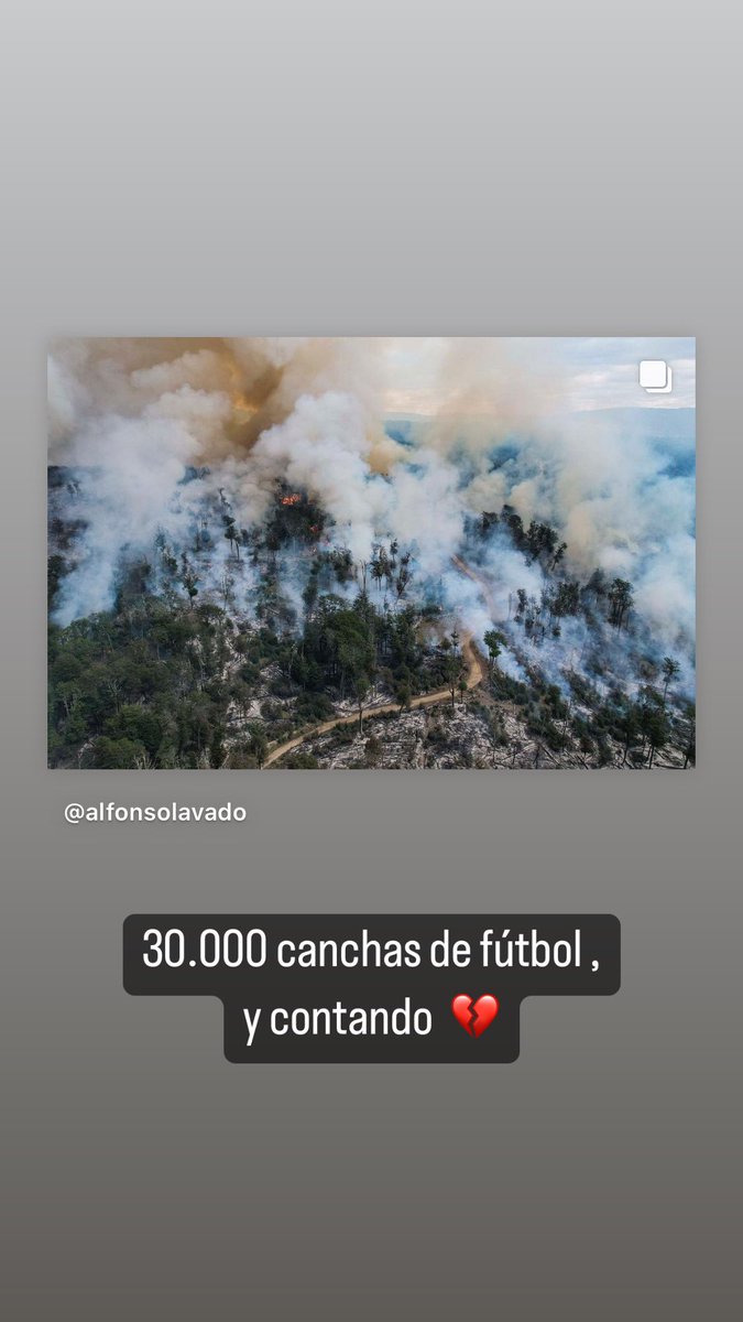 No olvidemos que se nos quema el corazón de la isla y las autoridades… bien, Gracias! 💔😢  para dimensionar: el equivalente a 30000 canchas de futbol 
#ArdeTierradelFuego #TolhuinenLlamas