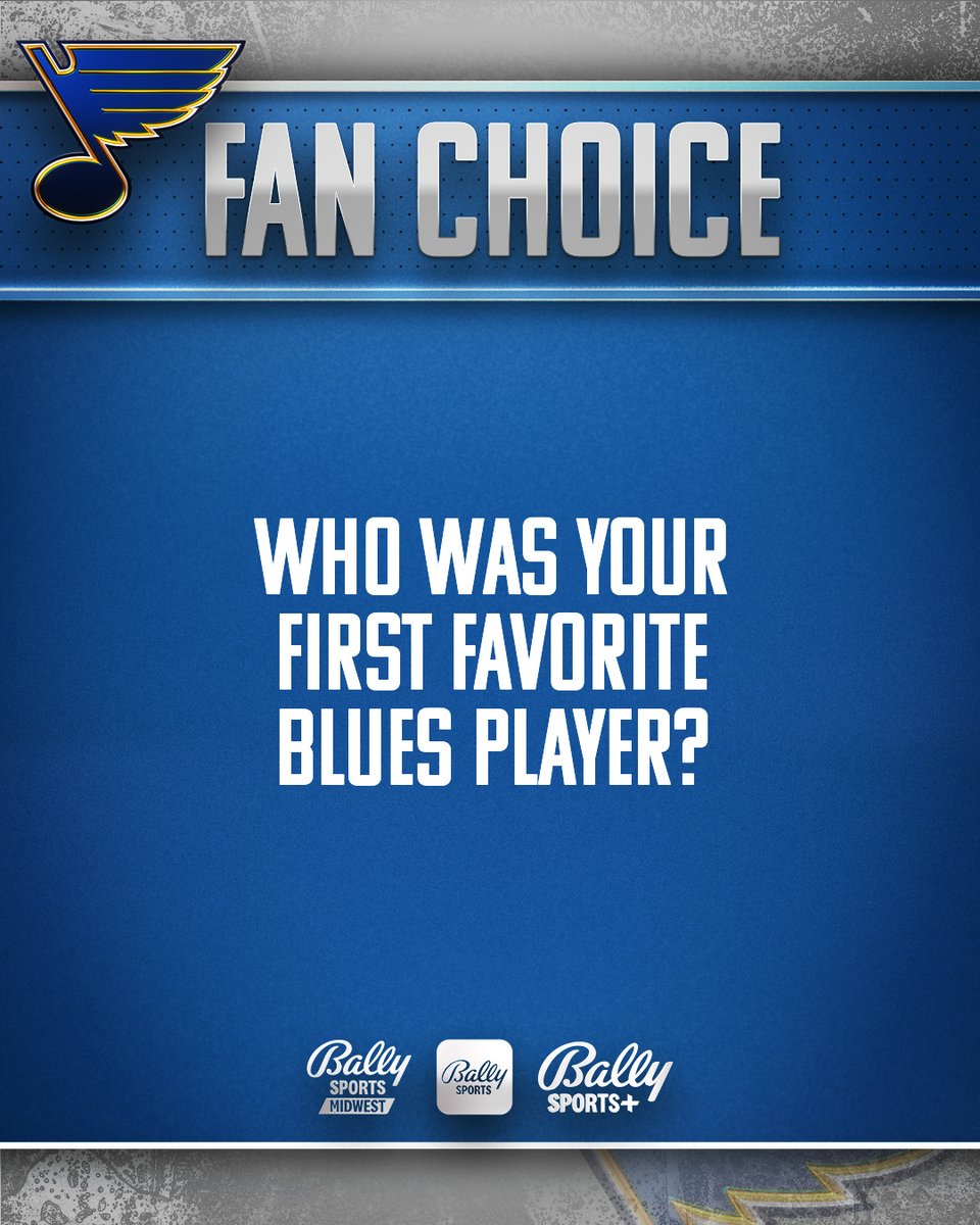 FanDuelSN_MW's tweet image. Doesn't have to be your only favorite or still your favorite. Just the first one. #stlblues