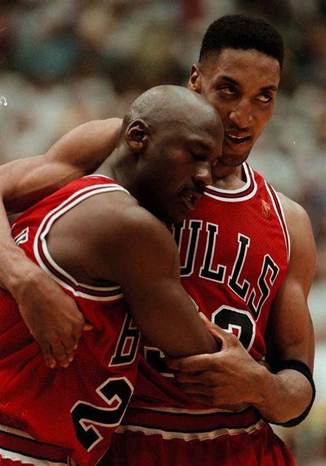 HubCityFireman's tweet photo. @TheDailyNailon And my generation remembers the “flu game”. https://t.co/A81f6ymEIt