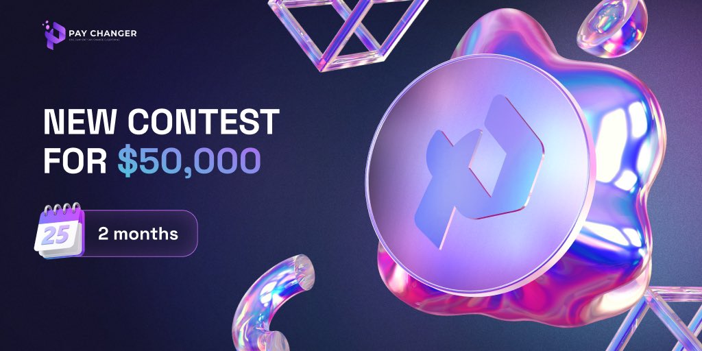 pay_changer's tweet image. 🎁Pay Changer announces a NEW CONTEST for 50,000$ !
Check the details in our Medium! 
👉 medium.com/@pay.changer/a…