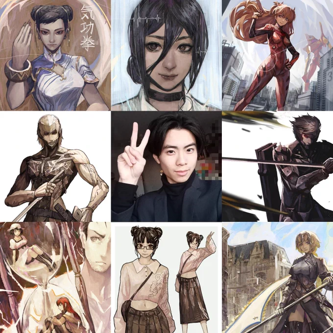 #artvsartist2022 
I feel like this year I didn't draw as much, but I probably drew more characters than ever before so it was hard to choose! 